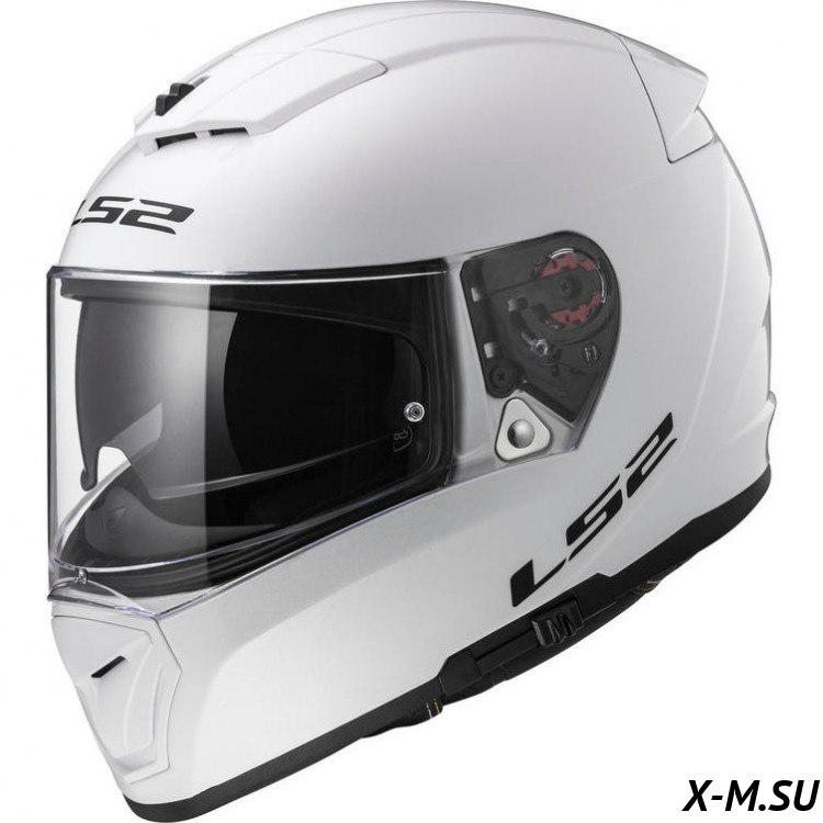 Мотошлем LS2 FF397 VECTOR FT2 Solid белый Мотошлем LS2 FF397 VECTOR FT2 Solid белый